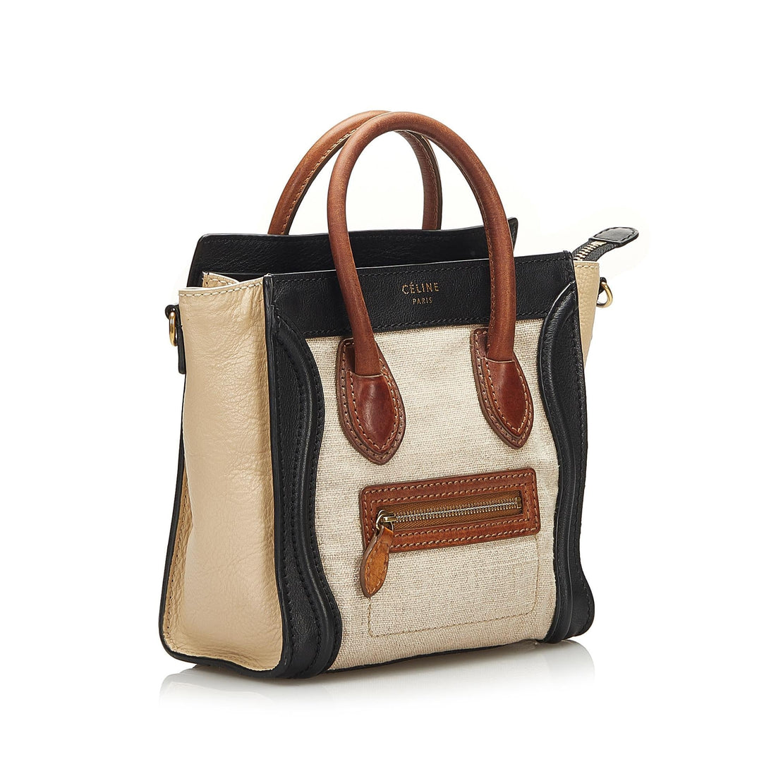 Celine Luggage Tote Tricolor Satchel (MLB-36810)