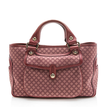 Celine Macadam Canvas Logo Tote (SHF-12781)