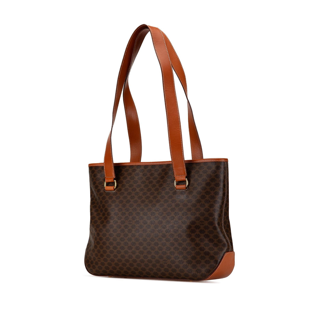 Celine Macadam Coated Canvas Tote (MLB-GGrhQb)