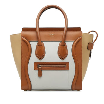 Celine Micro Luggage Tote Tricolor (MLB-Kseeyq)