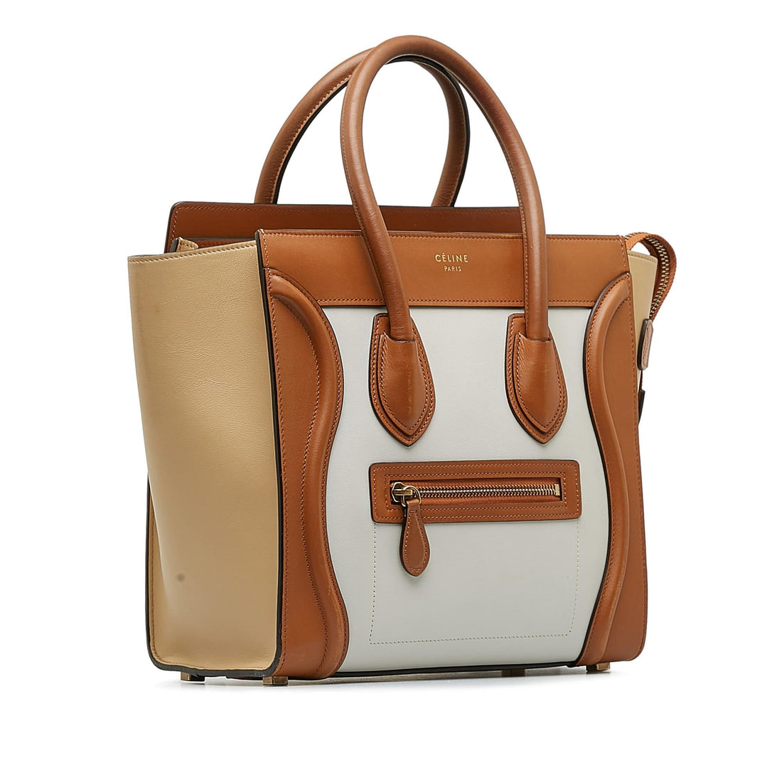 Celine Micro Luggage Tote Tricolor (MLB-Kseeyq)