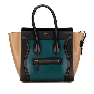 Celine Micro Tricolor Luggage Tote (MLB-thNXmm)