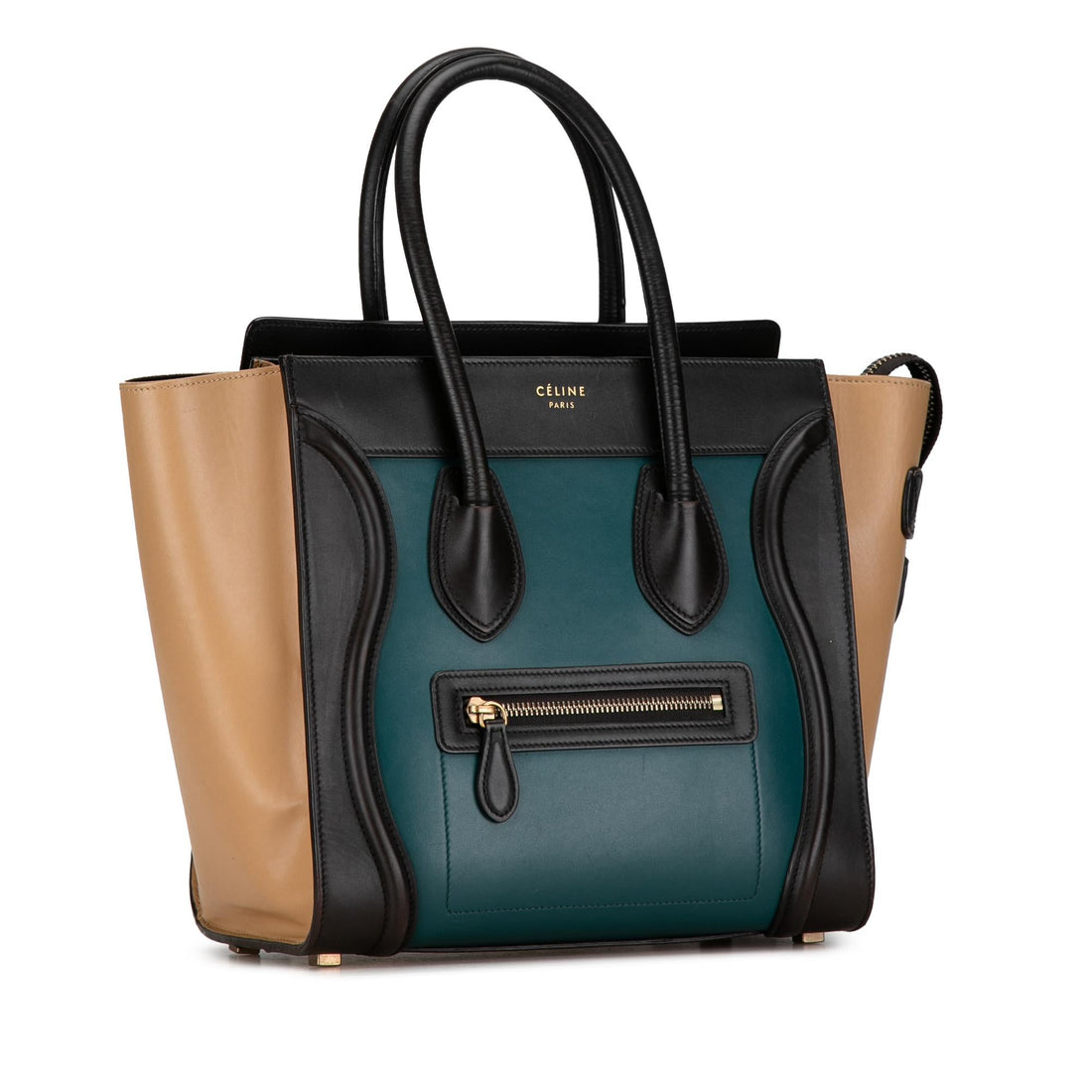Celine Micro Tricolor Luggage Tote (MLB-thNXmm)