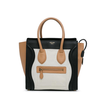 Celine Micro Tricolor Luggage Tote (MLB-rmDxa0)