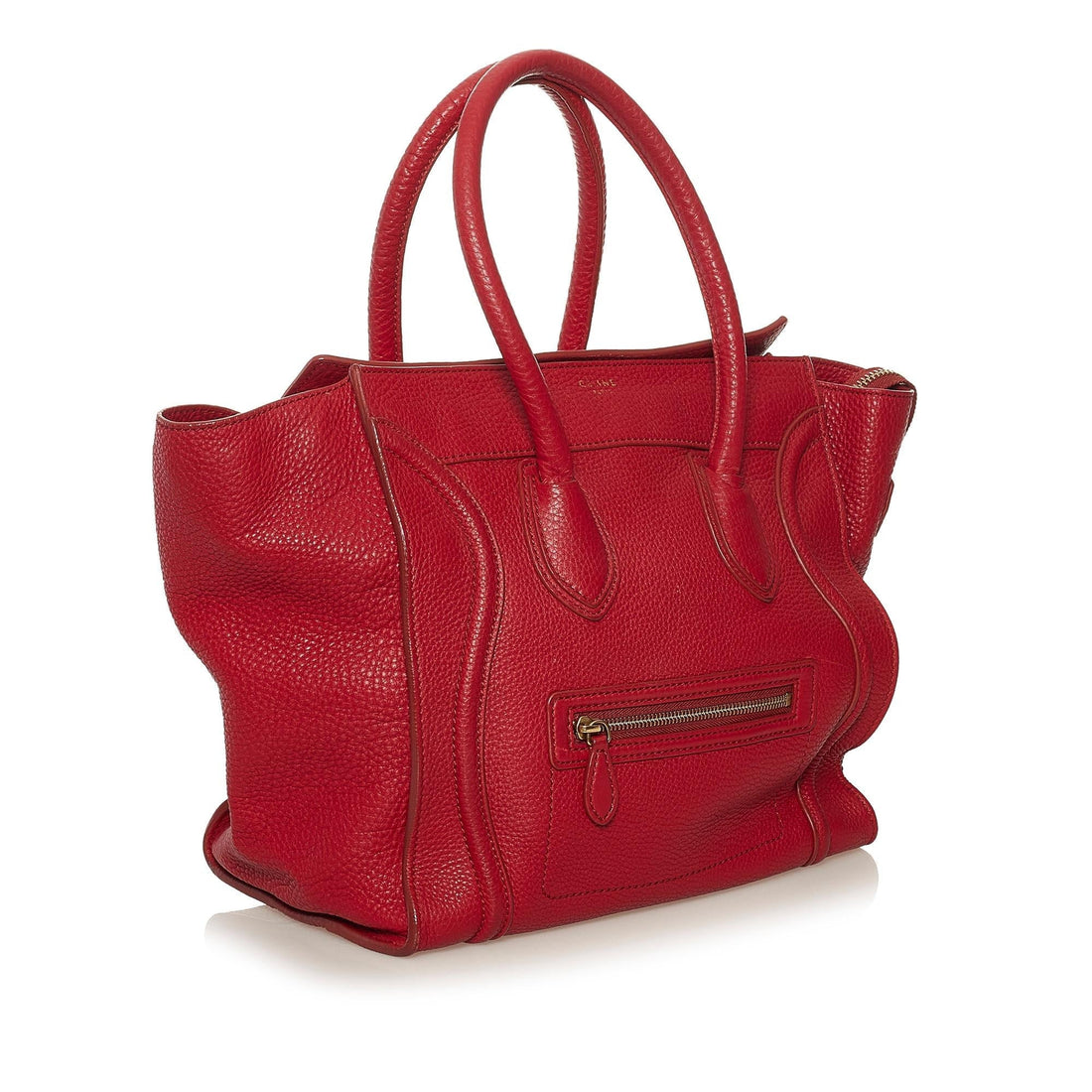 Celine Mini Luggage Leather Tote Bag (MLB-nT7EYh)