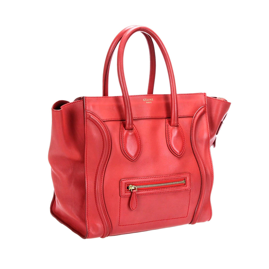 Celine Mini Luggage Leather Tote Bag (MLB-gfrL8o)