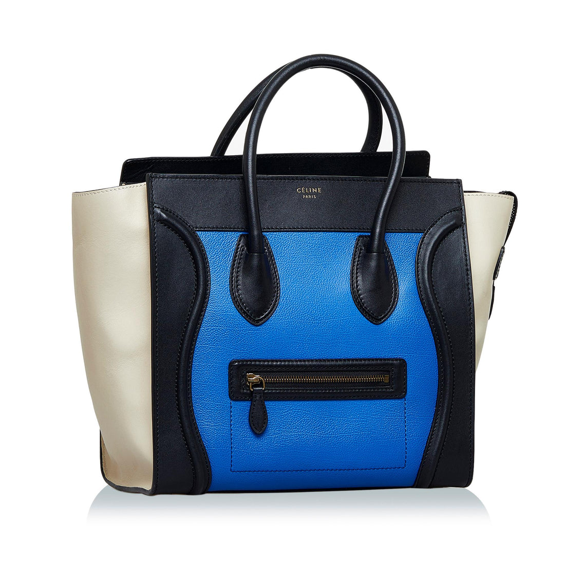 Celine Mini Luggage Tricolor Tote (MLB-nXx1gJ)