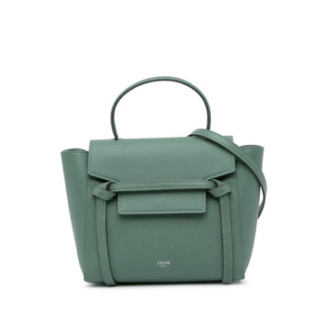 Celine Nano Leather Belt Satchel (MLB-DYRpoN)