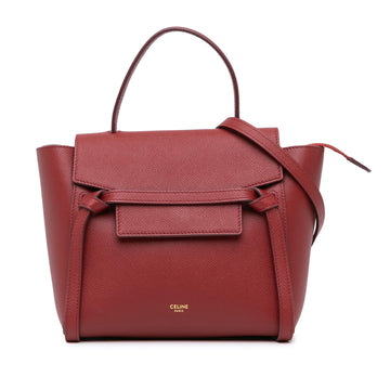 Celine Nano Leather Belt Satchel (MLB-jwA7CW)