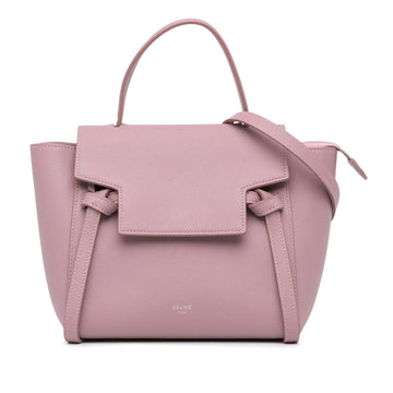 Celine Nano Leather Belt Satchel (MLB-a2vWDv)