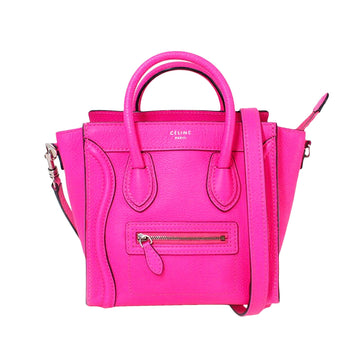 Celine Nano Luggage Leather Satchel (MLB-30973)
