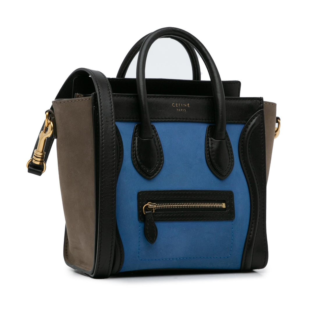 Celine Nano Luggage Tote Tricolor (MLB-LRGEnu)