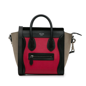 Celine Nano Luggage Tricolor Tote (MLB-jI7OEJ)