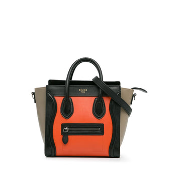 Celine Nano Tricolor Luggage Tote (MLB-6zoiWf)