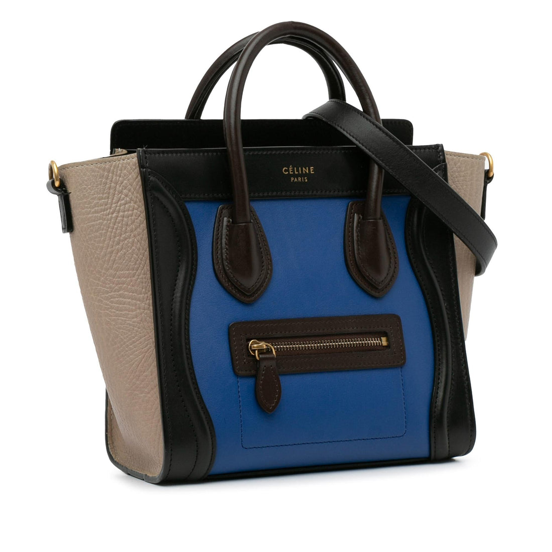 Celine Nano Tricolor Luggage Tote (MLB-wKlqAf)