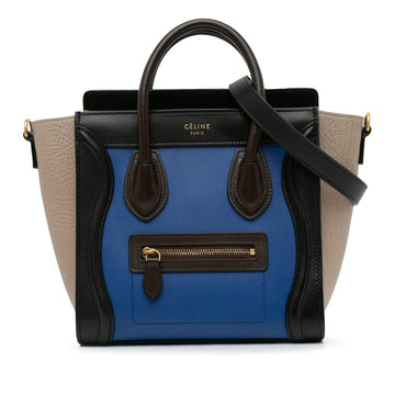 Celine Nano Tricolor Luggage Tote (MLB-M6hO1D)
