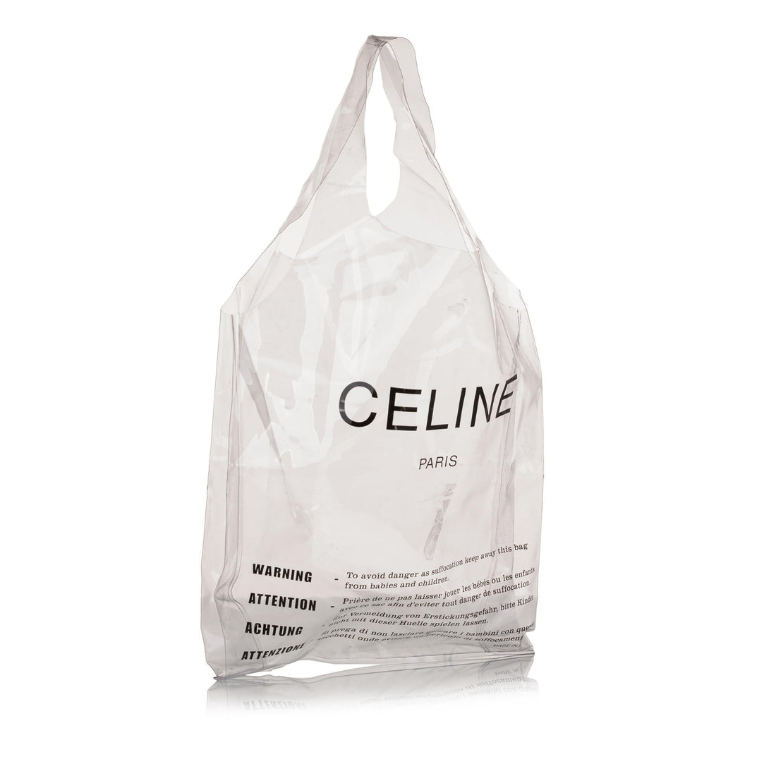 Celine PVC Shopping Tote Bag (MLB-QdEmBC)