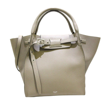 Celine Small Big Leather Satchel (MLB-35132)