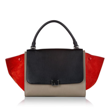 Celine Trapeze Leather Handbag (MLB-24806)