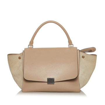 Celine Trapeze Leather Satchel (MLB-28880)