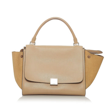 Celine Trapeze Leather Satchel (MLB-29262)