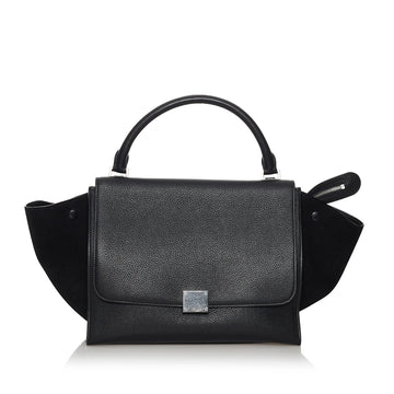 Celine Trapeze Leather Satchel (MLB-30491)