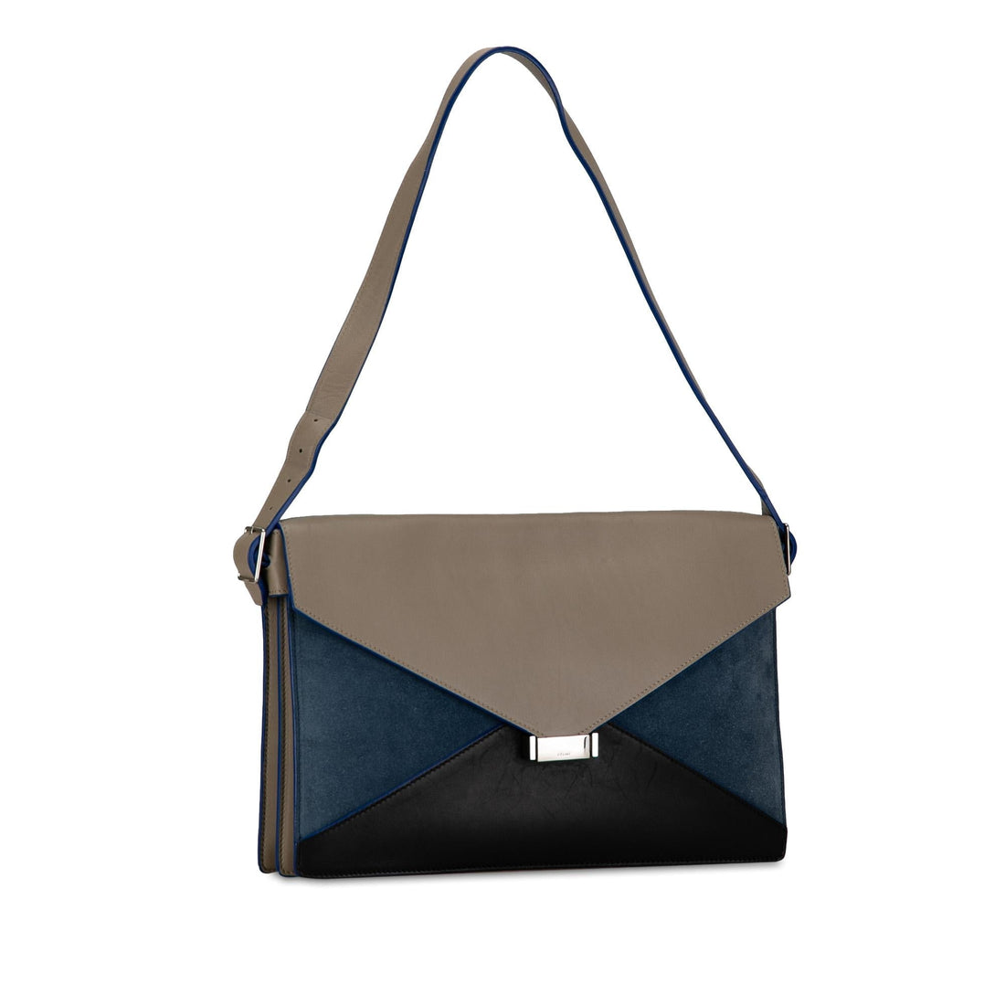 Celine Tricolor Leather Diamond Shoulder Bag (MLB-xsaZNr)
