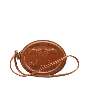 Celine Triomphe Cuir Oval Clutch (MLB-wvHwb7)