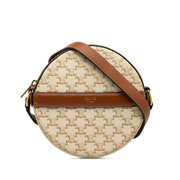 Celine Triomphe Round Purse on Strap (MLB-0ZXDtG)