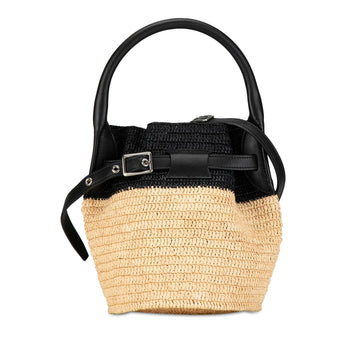 Celine Woven Raffia Nano Bucket Bag (MLB-LfAT5v)