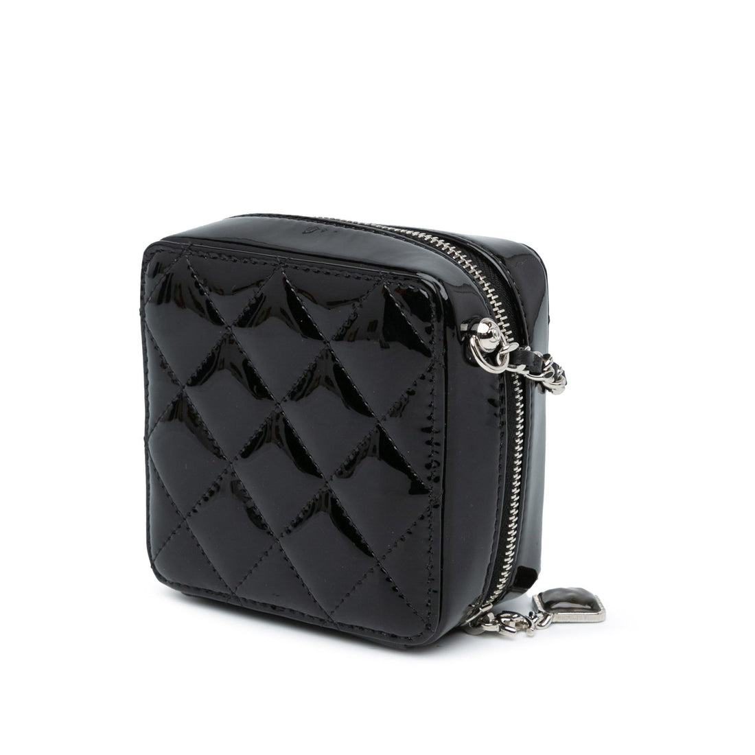 Chanel CC Quilted Patent Clutch With Chain (MLB-s2IpIR)