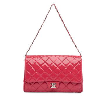 Chanel CC Quilted Patent Clutch with Chain (MLB-BPixGf)