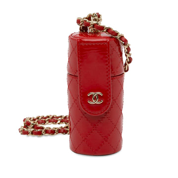 Chanel CC Quilted Patent Lipstick Case (MLB-3hfbHz)