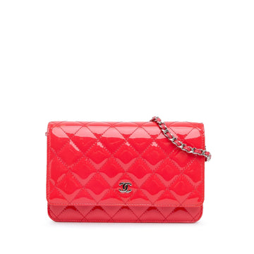 Chanel CC Quilted Patent Wallet on Chain (MLB-JFP2pp)