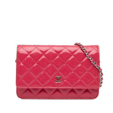 Chanel Classic Patent Wallet On Chain (MLB-A2wDHs)
