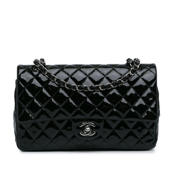Chanel Medium Classic Patent Double Flap (MLB-BrQGTp)