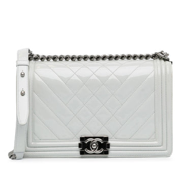 Chanel Medium Patent Boy Flap (MLB-C0XBaJ)