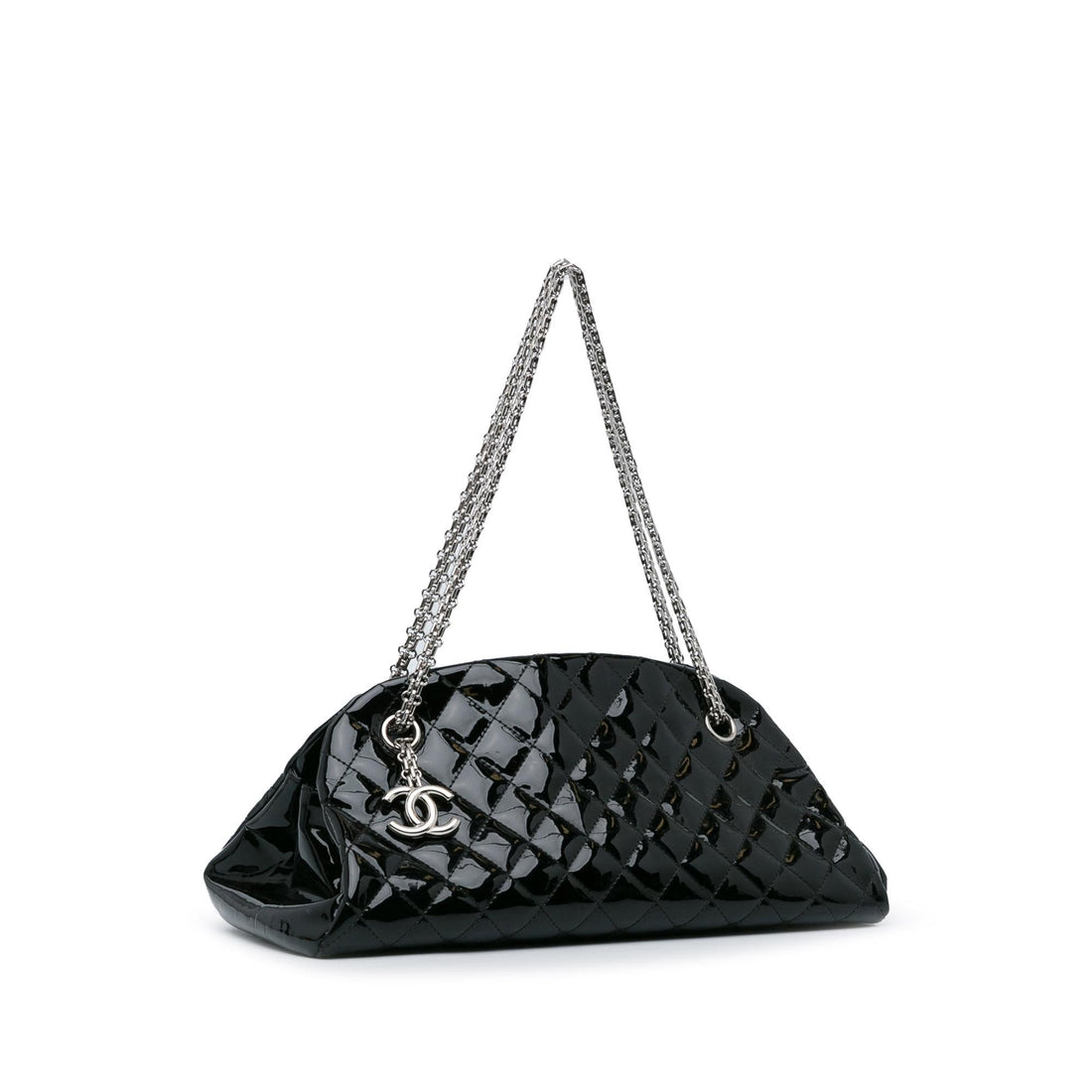 Chanel Medium Patent Just Mademoiselle Shoulder Bag (MLB-IKOedq)