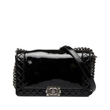 Chanel Medium Patent Reverso Boy Flap (MLB-uvsh6E)