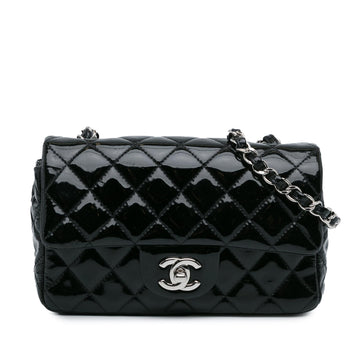 Chanel Mini Rectangular Classic Patent Single Flap (MLB-H2RONy)