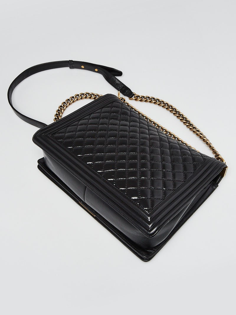 Chanel Quilted Calfskin Leather Large Boy Bag
