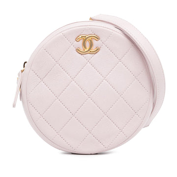 Chanel Quilted Patent Round Clutch with Chain (MLB-Hh0oWh)