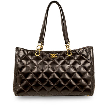 Vintage Quilted Shopping Tote