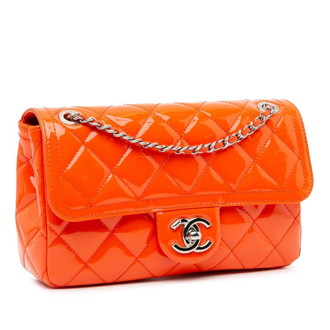 Chanel Small Patent Coco Shine Flap (MLB-uOk6MM)