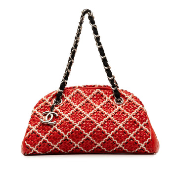 Chanel Small Patent Stitch Just Mademoiselle Bowling Bag (MLB-khBnsf)
