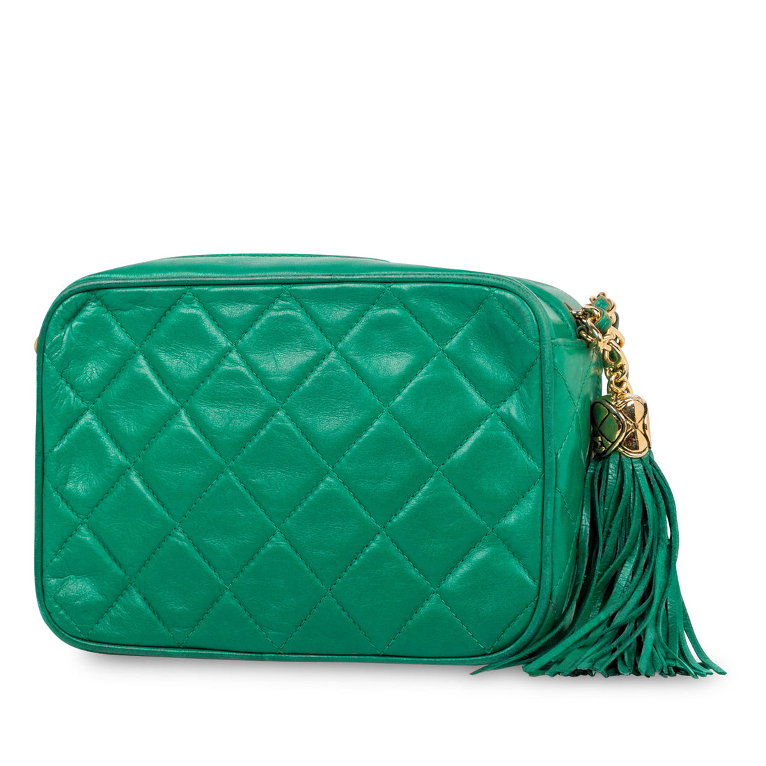 Vintage Lambskin Tassel Bag