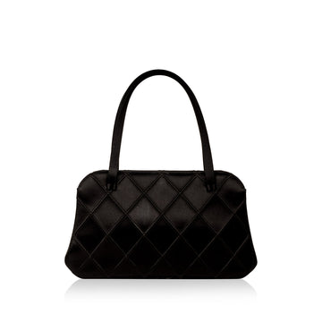 Vintage Satin Bowler Bag