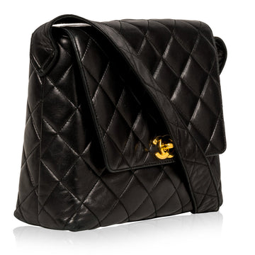 Vintage Lambskin Satchel Bag