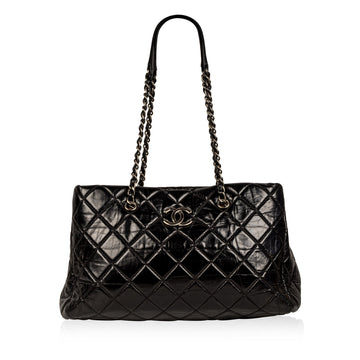 Distressed Leather Shoulder Bag