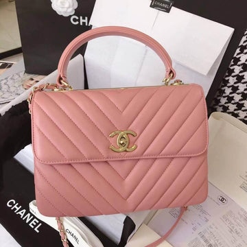 Makersluxe Chevron Quilted Trendy Bag CHL - 746